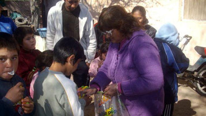 La Dominga festeja a sus nintildeos en Colonia Dora