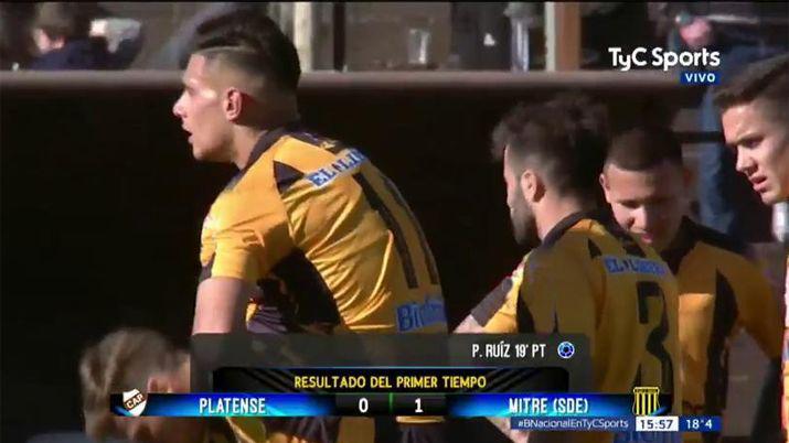 Mitre pisó fuerte en su debut y derrotó 1 a 0 a Platense