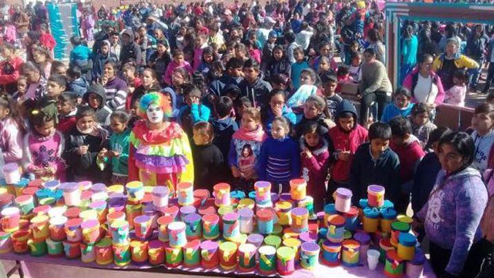 Los niños participaron de juegos como condimento esperado como cada año sucede en esta fiesta lleva alegría a los sentimientos de los ms pequeños