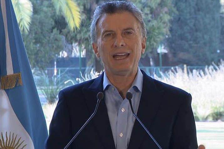 El anuncio del presidente Mauricio Macri fue difundido por Youtube