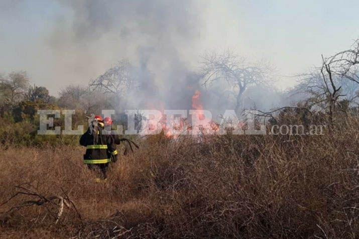 Las llamas fueron extinguidas por el personal del Cuerpo de Bomberos Voluntarios de Loreto