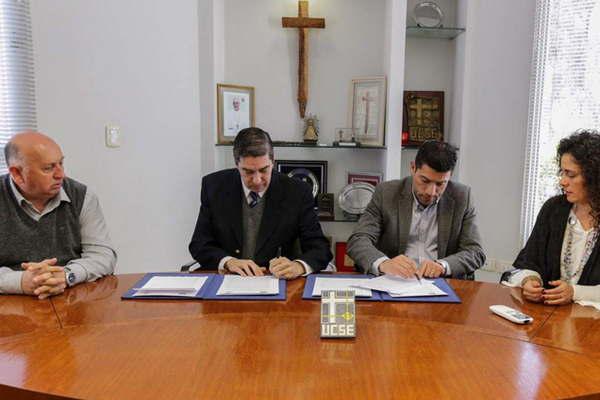 Ucse y el Club Oliacutempico firmaron un convenio