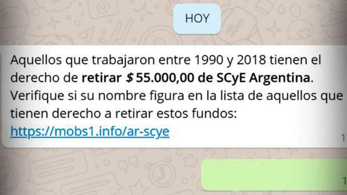 El mensaje que se hizo viral