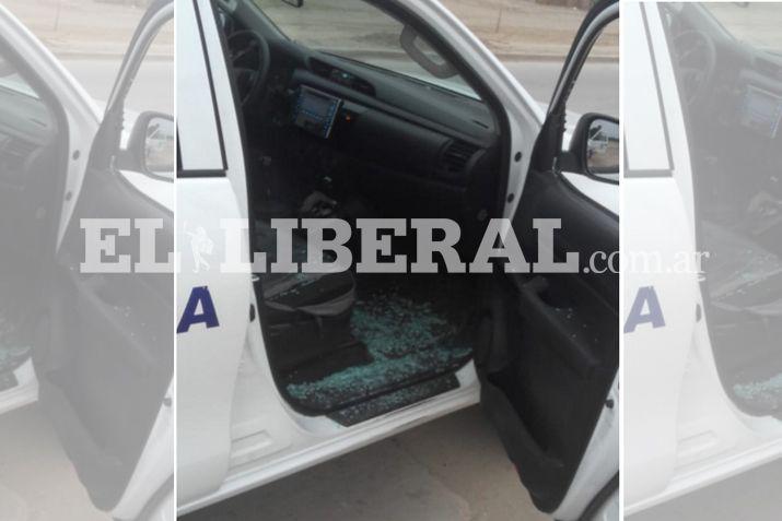 A raíz del ataque se tuvieron que hacer las pericias de rigor en la escena del vandlico hecho