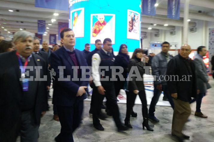 El gobernador recorrió la Expo