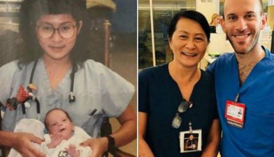 Ayudoacute a que naciera y tras 28 antildeos descubrioacute que trabajan juntos