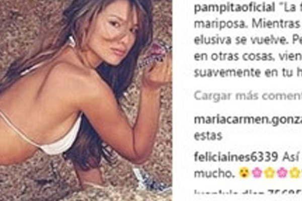 Pampita estaacute feliz y lo manifiesta por la red de Instagram