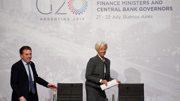Dujovne y Lagarde reunidos para avanzar en un nuevo acuerdo