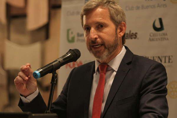 Ahora tenemos que probar que Macri es el mejor piloto de tormentas remarcoacute el ministro Frigerio