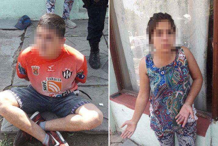 El joven y la adolescente fueron trasladados en primera instancia a la Comisaría Octava
