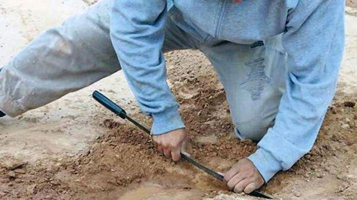 Monte Quemado- encontraron restos oacuteseos cuando haciacutean una excavacioacuten