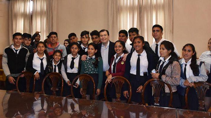 El encuentro se desarrolló en el Salón de Acuerdos Juan Felipe Ibarra de la Casa de Gobierno
