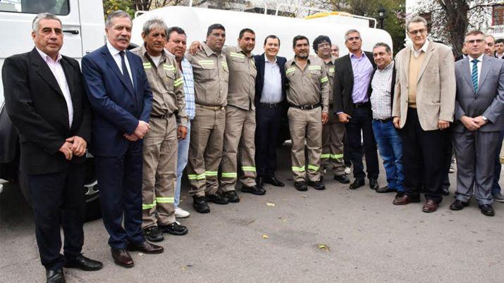 La adquisición de las flamantes unidades viene a reforzar el parque automotor de Recursos Hídricos