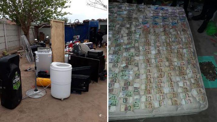 Policía secuestró drogas armas vehículos y dinero en efectivo