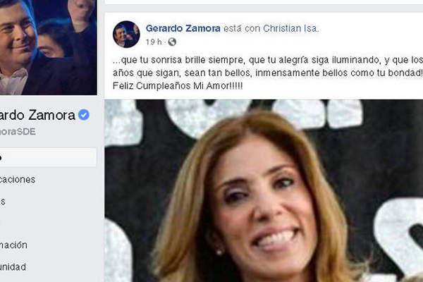 Tierno saludo del gobernador Zamora a su esposa se viralizoacute en Facebook