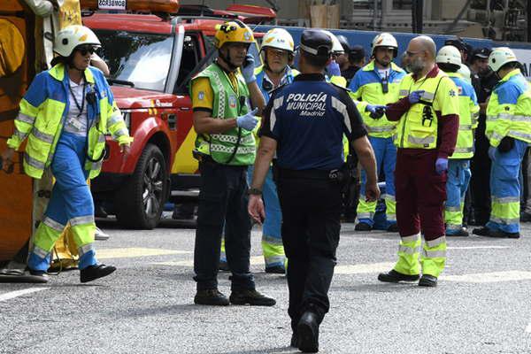 Un persona murioacute en un derrumbe  de obras