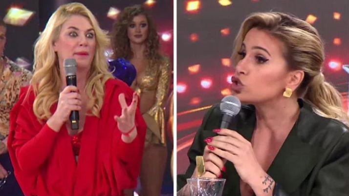 Video  Tremendo cruce de Esmeralda Mitre con Flor Pentildea en Bailando 2018