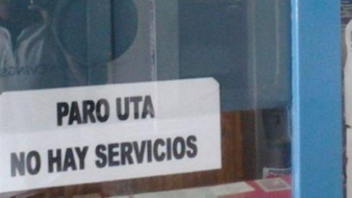 La UTA confirmoacute que se sumaraacute al paro del martes 25