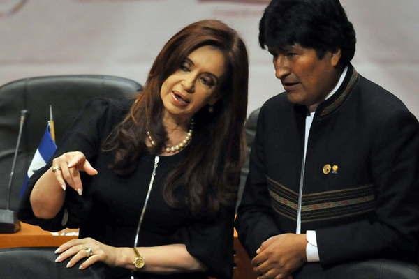 Cruce diplomaacutetico entre Argentina y Bolivia por apoyo de Morales a Cristina