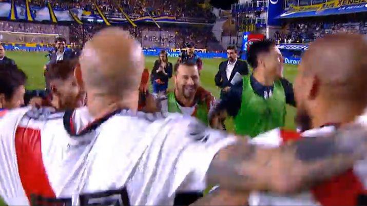 VIDEO  El festejo de River en La Bombonera