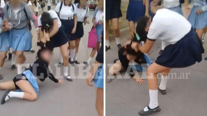 Las Termas- dos alumnas dirimieron sus diferencias a golpes