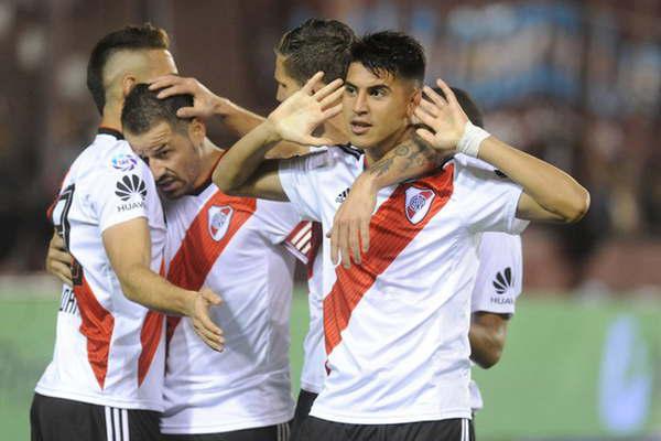 Video  River se lucioacute ante un pobre Lanuacutes