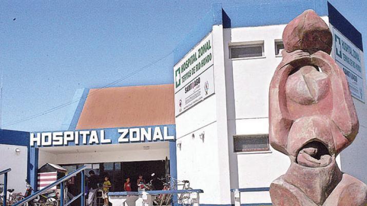 Tras ser rescatado el joven fue derivado al Hospital Zonal de Las Termas