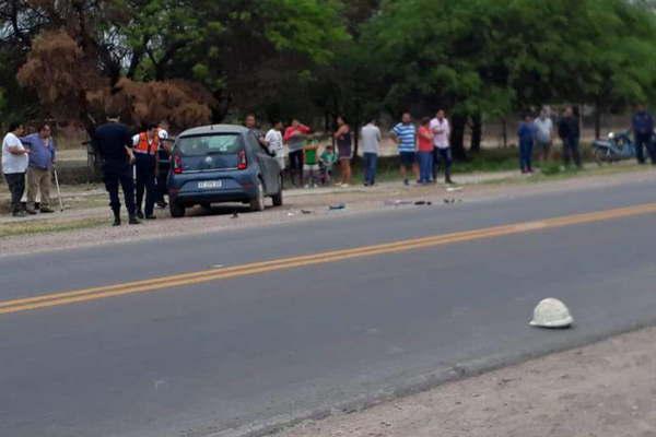 Trotaba por la banquina de la ruta 9 y la matoacute un automovilista que conduciacutea aparentemente ebrio