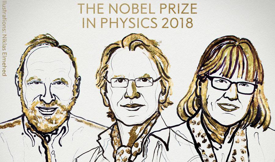 El Premio Nobel de Fiacutesica fue otorgado a Ashkin Mourou y Strickland