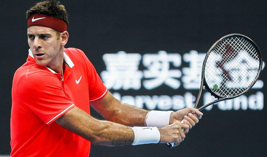 Juan Martiacuten del Potro derrotoacute a Albert Ramos Vintildeolas en China