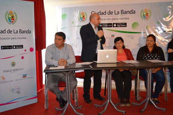 La comuna desarrolloacute la APP Ciudad de La Banda para brindar informacioacuten de servicios en tiempo real