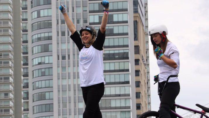 Iriartes y Roth ganaron la medalla de oro en BMX Freestyle mixto