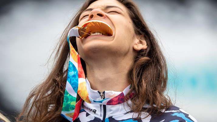 Hijo de cantora santiaguentildea es medalla de oro en BMX