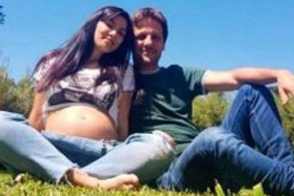 De la Serna y su novia en la dulce espera