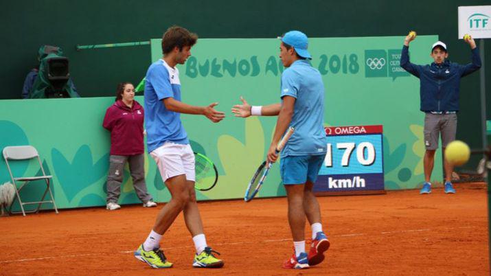 Argentina logroacute la medalla de oro en dobles masculino de tenis