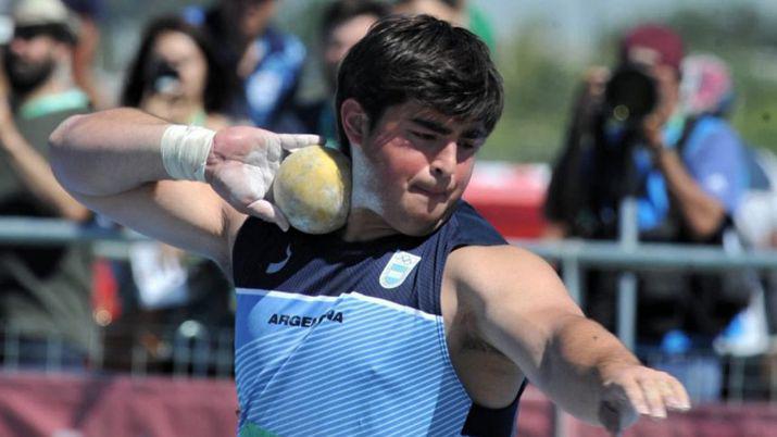 Medalla dorada para la Argentina en lanzamiento de bala