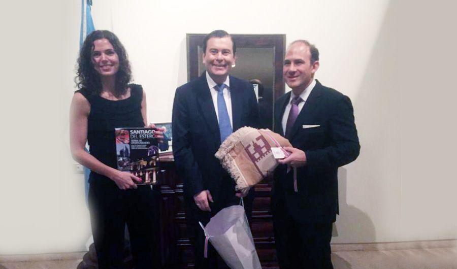 Caucino- Es muy positivo poder recibir delegaciones importantes como la que encabeza el gobernador de Santiago