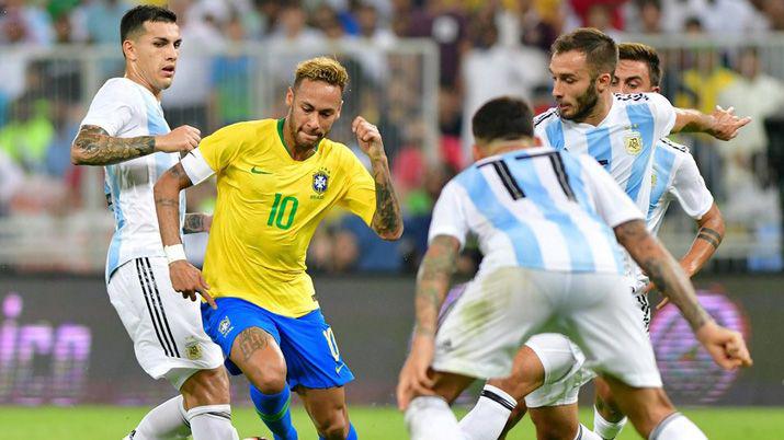 Brasil vencioacute a la Argentina en la uacuteltima pelota del partido