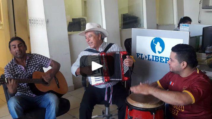 VIDEO  Marcelo Veacuteliz visitoacute la redaccioacuten de EL LIBERAL