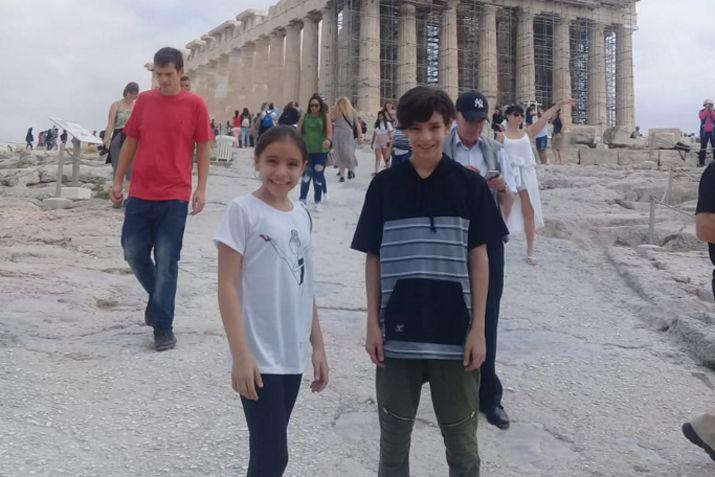 Solana Fernndez Fuentes y Lautaro Levato Reuter se lucieron bailando tangos en Grecia