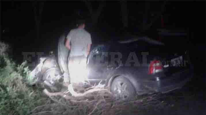 Un hombre fallecioacute tras chocar su auto contra dos caballos