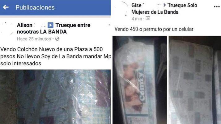Municipio les donó colchones y ellos los ofrecen por Facebook 
