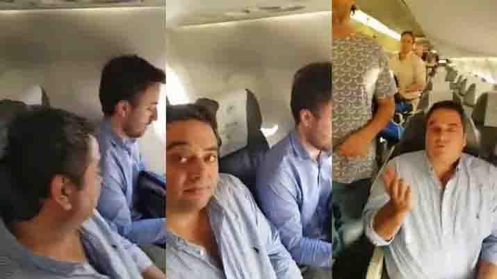 VIDEO Asiacute insultaron a Jorge Triaca en un avioacuten