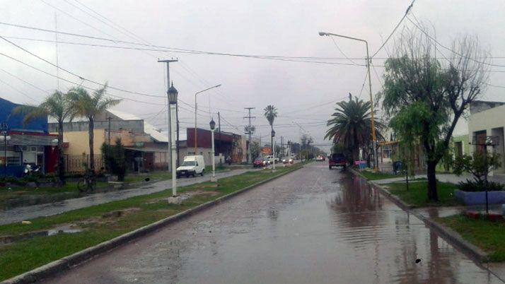 Amanecer lluvioso en Antildeatuya