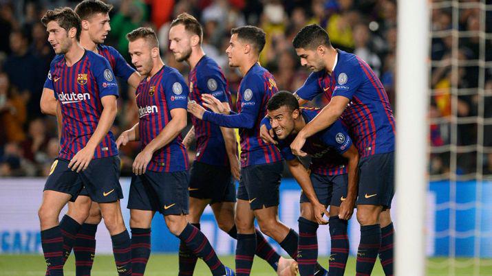 VIDEO En su primera prueba sin Messi Barcelona vencioacute al Inter