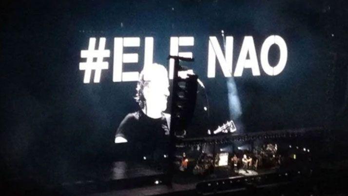 Antes de la veda electoral Roger Waters pidioacute resistir contra el fascismo