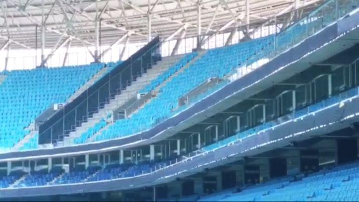 VIDEO  Miraacute desde doacutende va a ver el partido Marcelo Gallardo