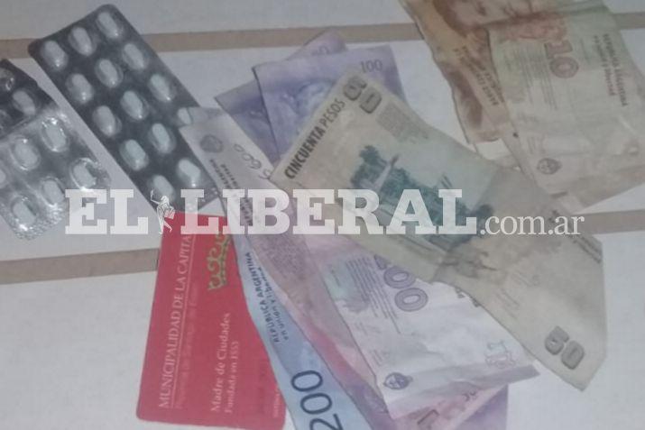 Los elementos que portaba el sujeto fueron secuestrados por el personal policial