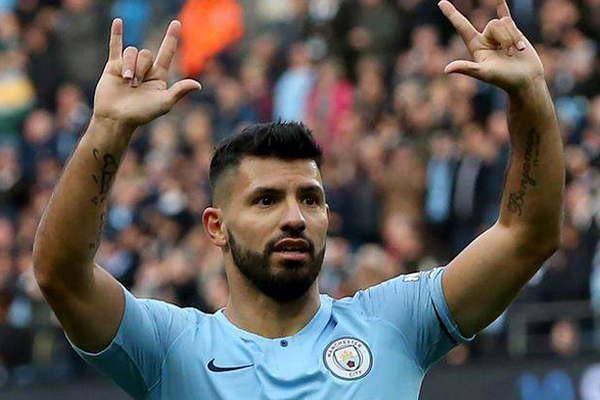 El Kun Aguumlero llegoacute a 150 goles en la Premier League