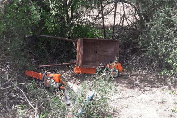 Esclarecen robo y recuperan bienes ocultos en el monte